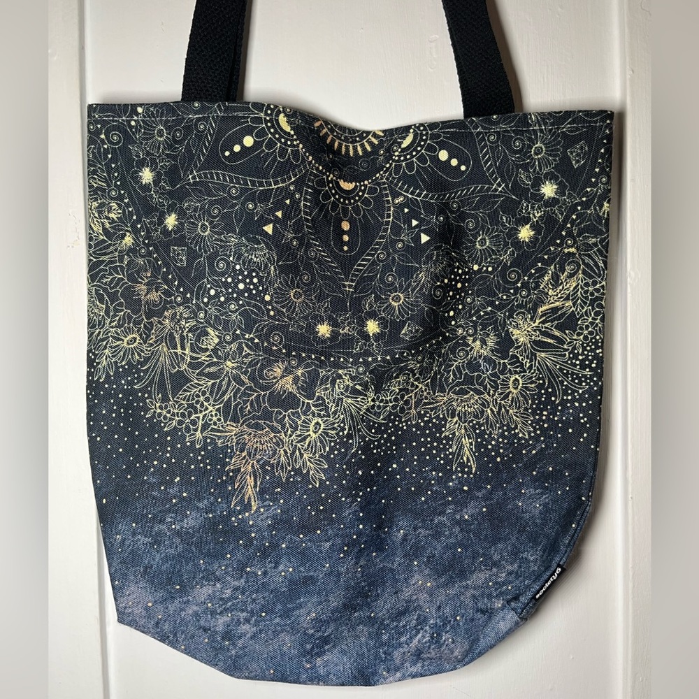 Elegant Black and Gold Tote Bag